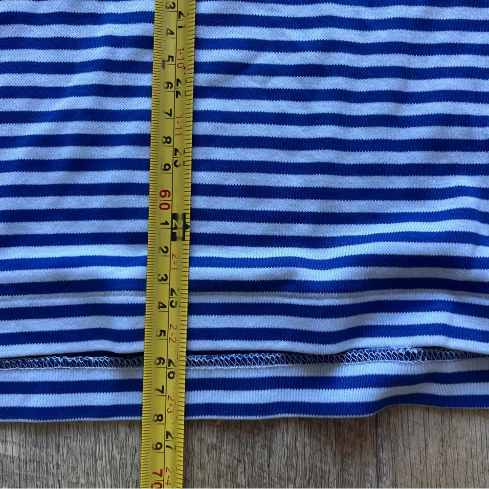 Polo Ralph Lauren Men's Classic Fit Striped Stretch Polo Shirt-Blue-Size L